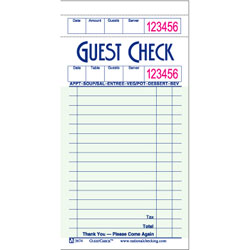 Guest Checks &amp; Menu Boards